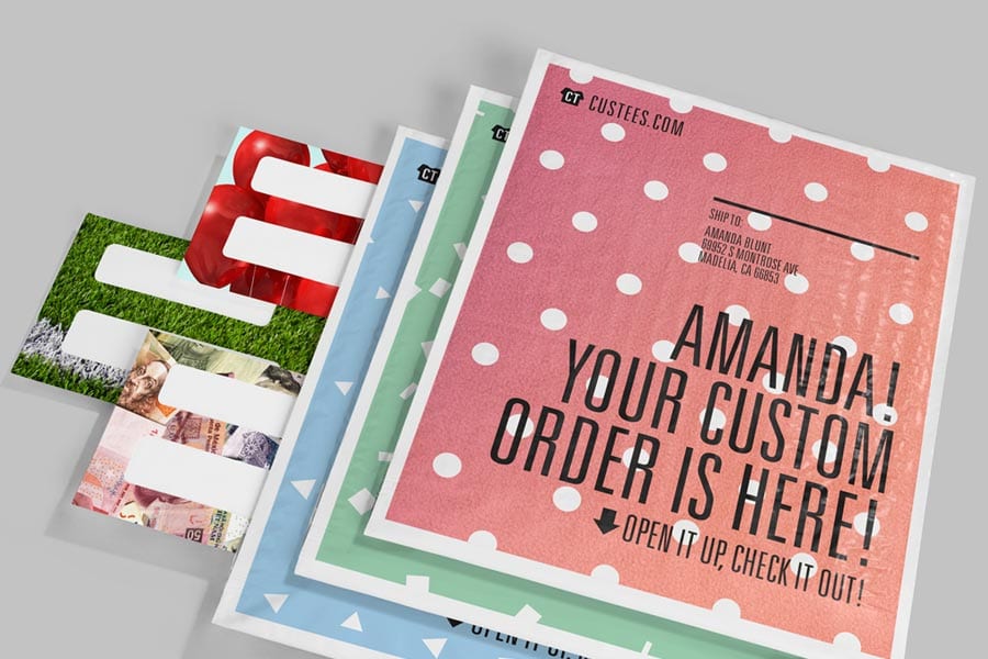 Mailing and addressing print samples