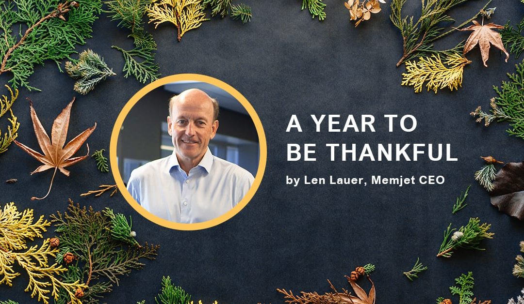 A Year to Be Thankful