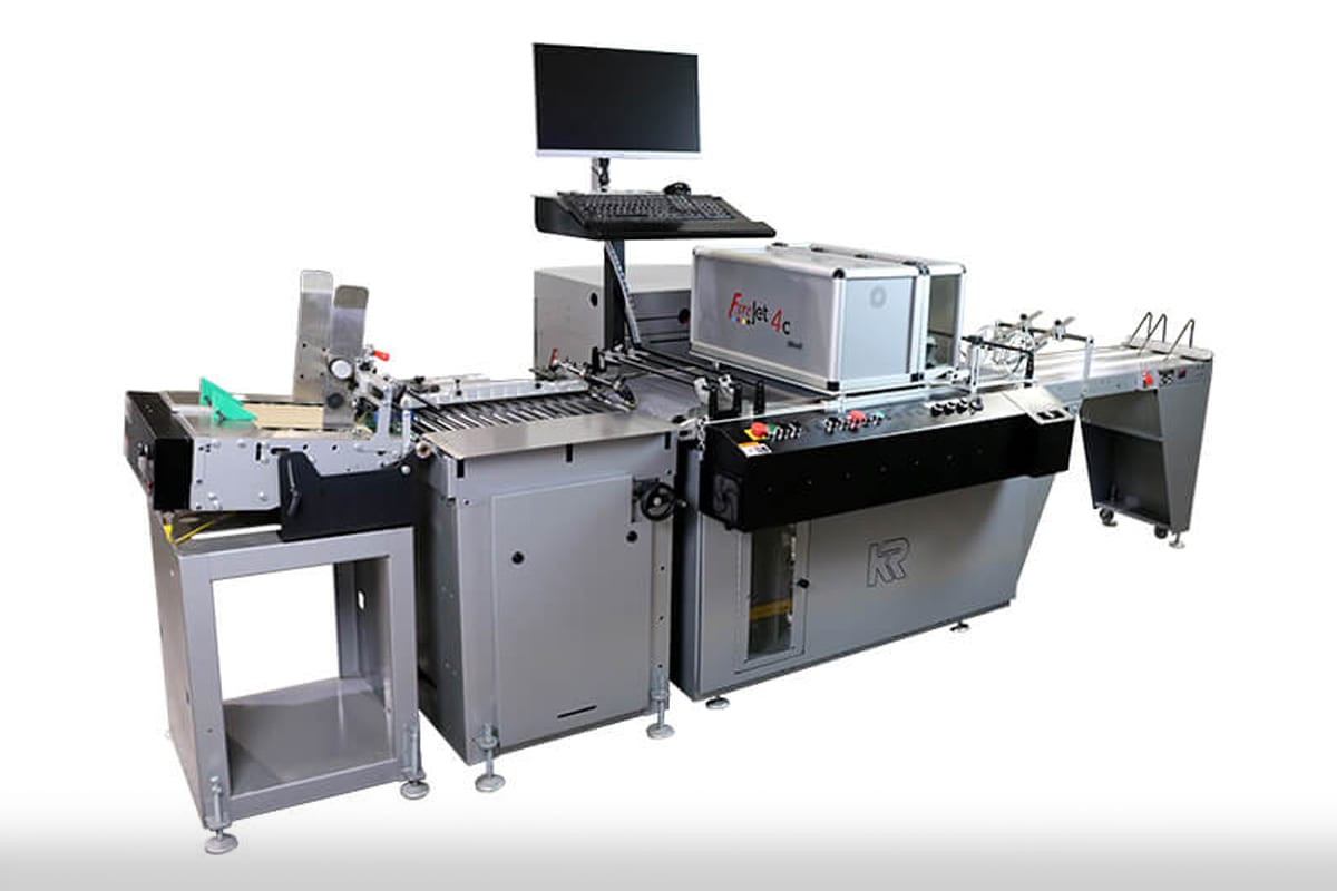 Kirk-Rudy FireJet 4C powered by Memjet digital inkjet technology.